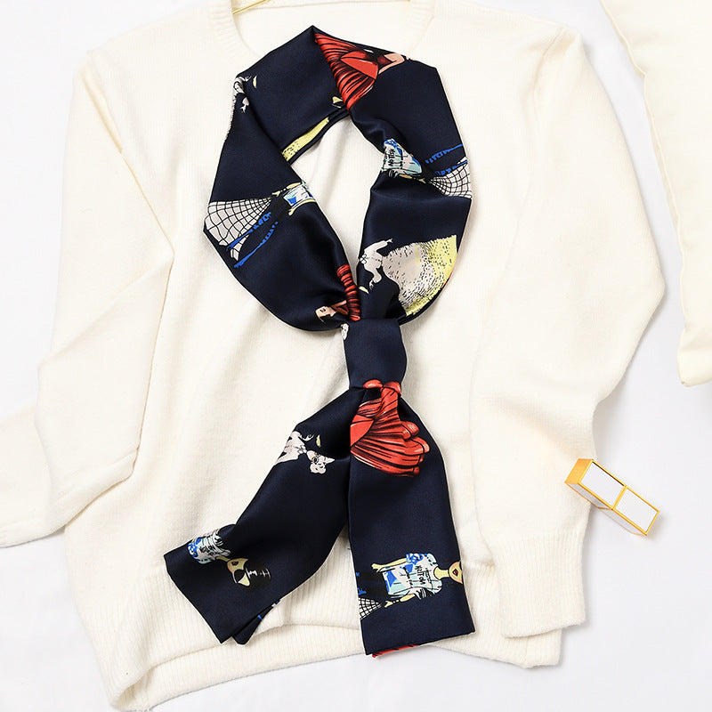 Chic Printed Scarf - 18 x 145 CMS