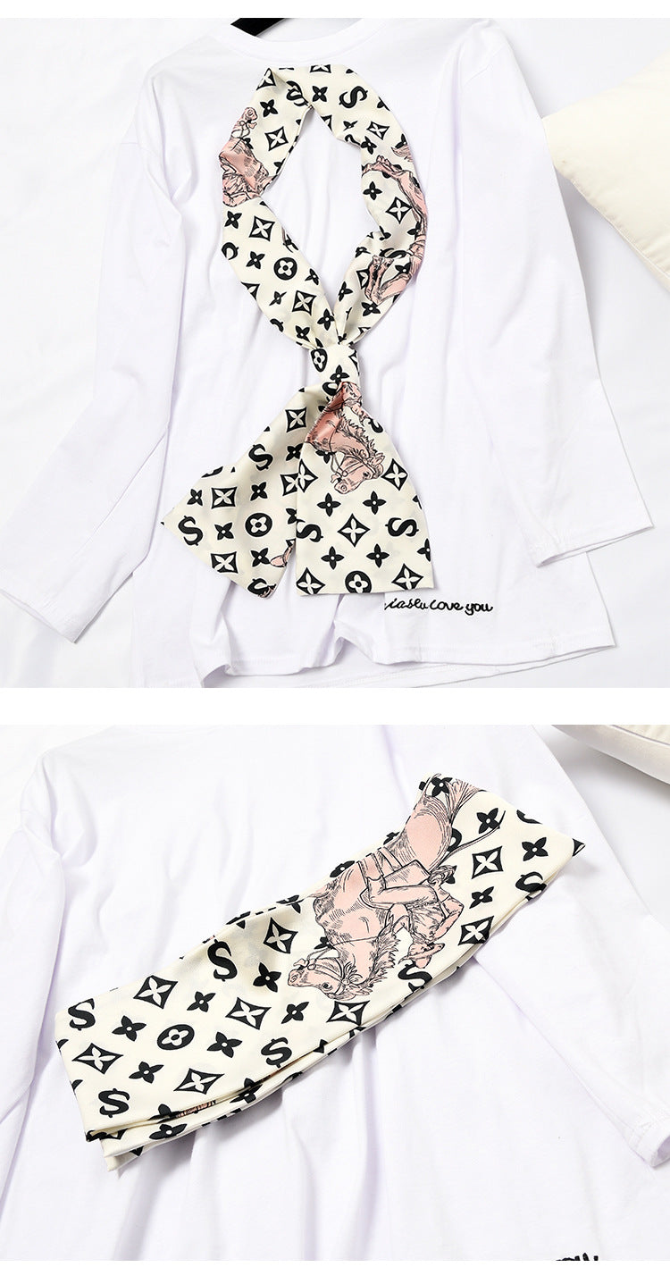 Chic Horse Print Scarf - 18 x 145 CMS