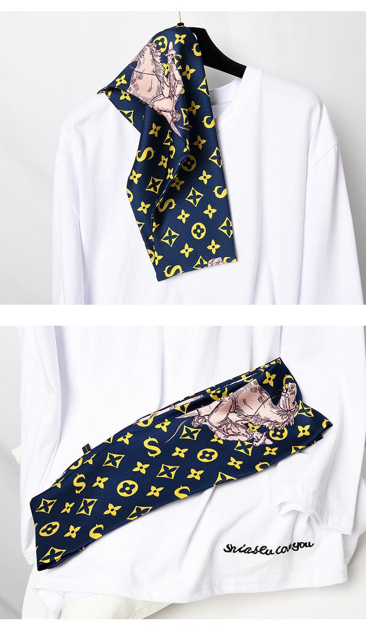 Chic Horse Print Scarf - 18 x 145 CMS