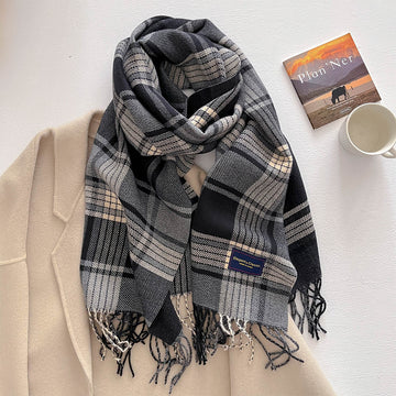 Striped Warm Winter Scarf - 54 * 206 CMS
