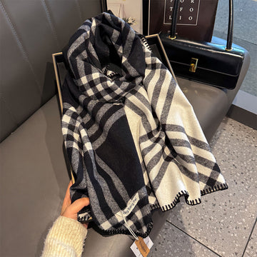 The Statement Check Winter Scarf - 53 * 192 CMS