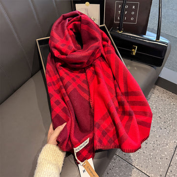 The Statement Check Winter Scarf - 53 * 192 CMS