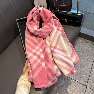 The Statement Check Winter Scarf - 53 * 192 CMS