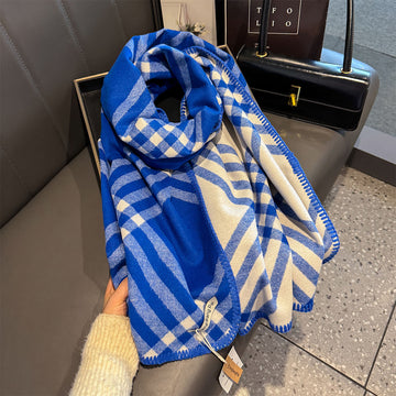 The Statement Check Winter Scarf - 53 * 192 CMS