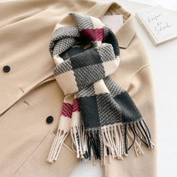 Plaid Winter Scarf