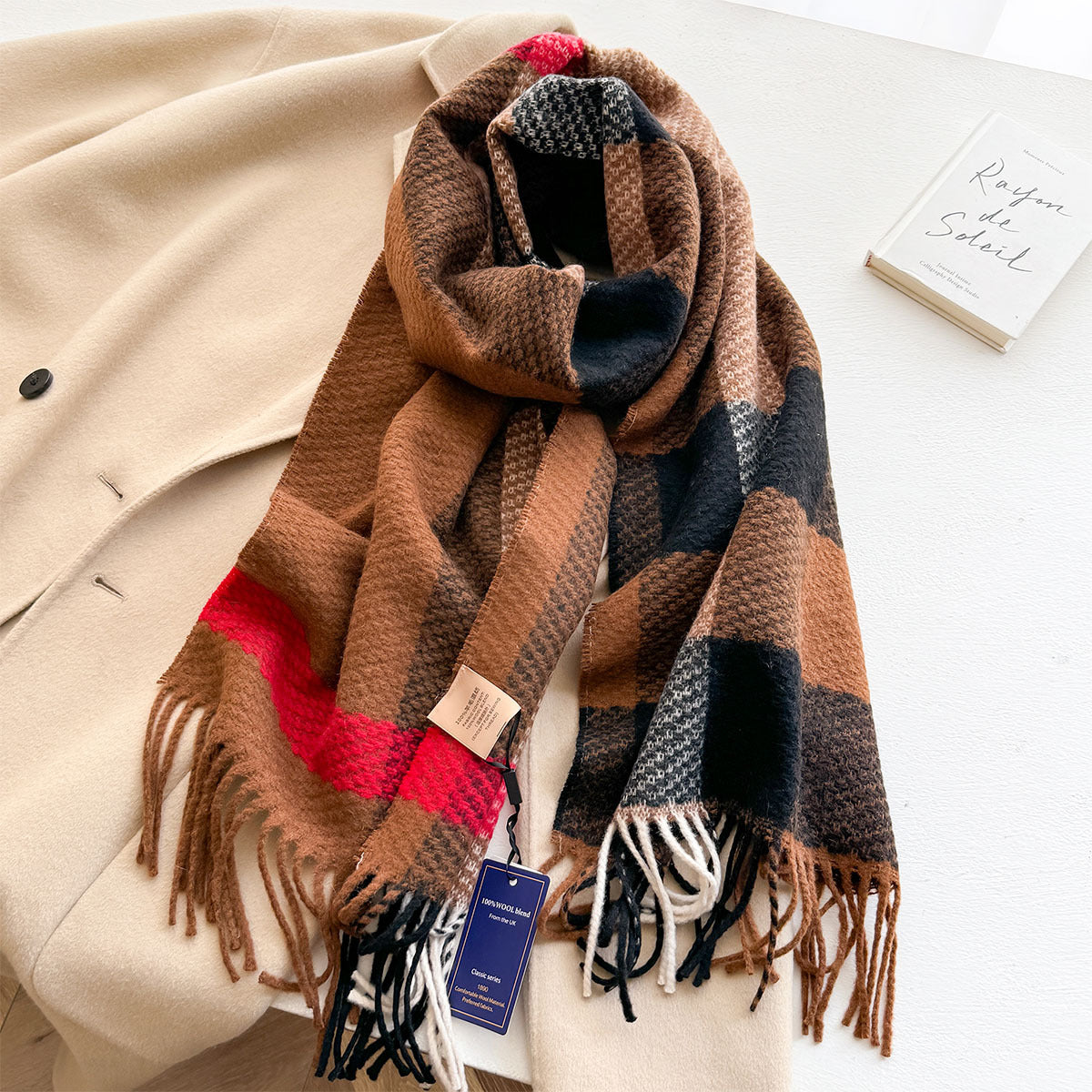 Plaid Winter Scarf