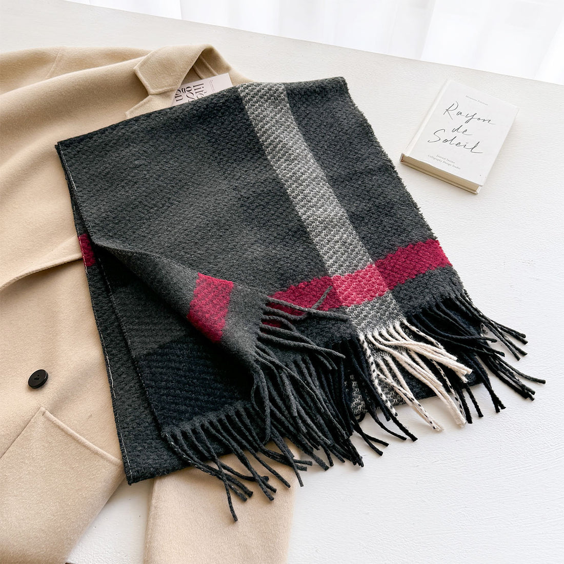 Plaid Winter Scarf