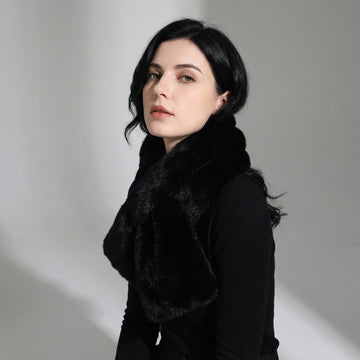 Mink Plush Warm Winter Scarf  - 14 * 85 CMS