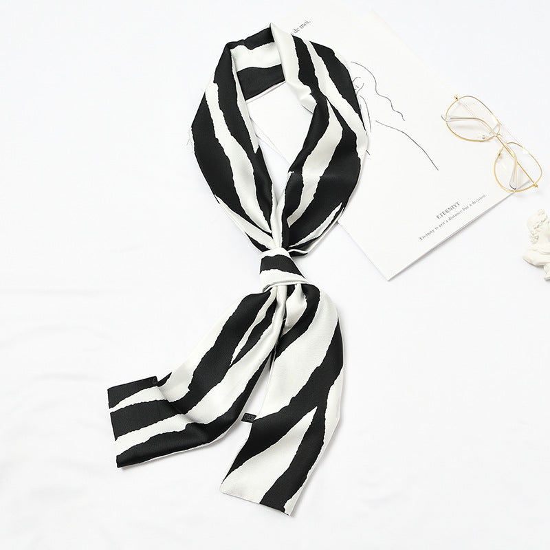 Boxer Printed Silk Scarf - BOXER SCARF 18 * 145 CMS