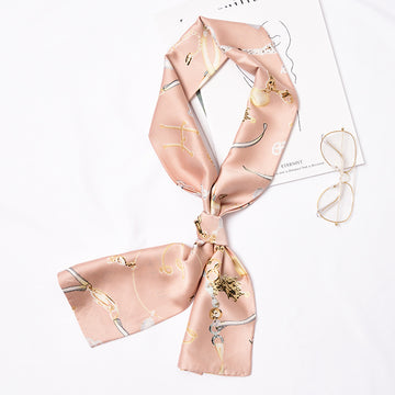 Chic Baroque Print Scarf - 18 x 145 CMS
