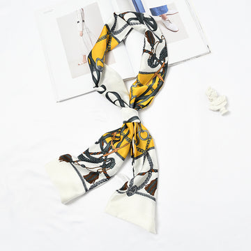 Chic Baroque Print Scarf - 18 x 145 CMS