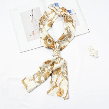Chic Baroque Print Scarf - 18 x 145 CMS