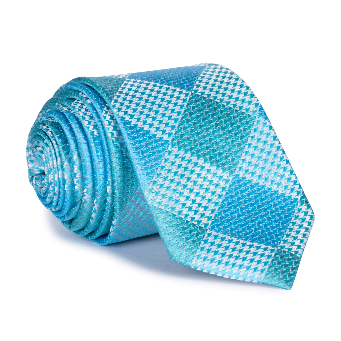 GEOMETRIC SILK NECKTIE