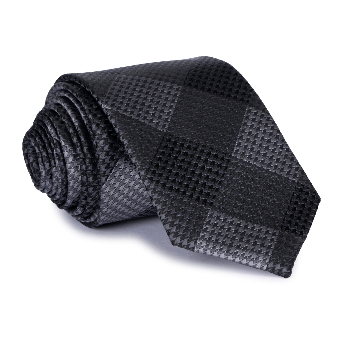 GEOMETRIC SILK NECKTIE