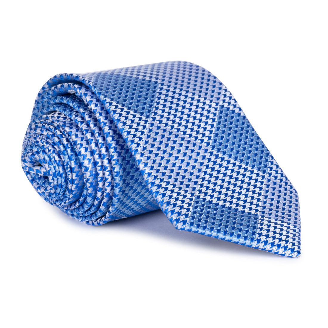 GEOMETRIC SILK NECKTIE