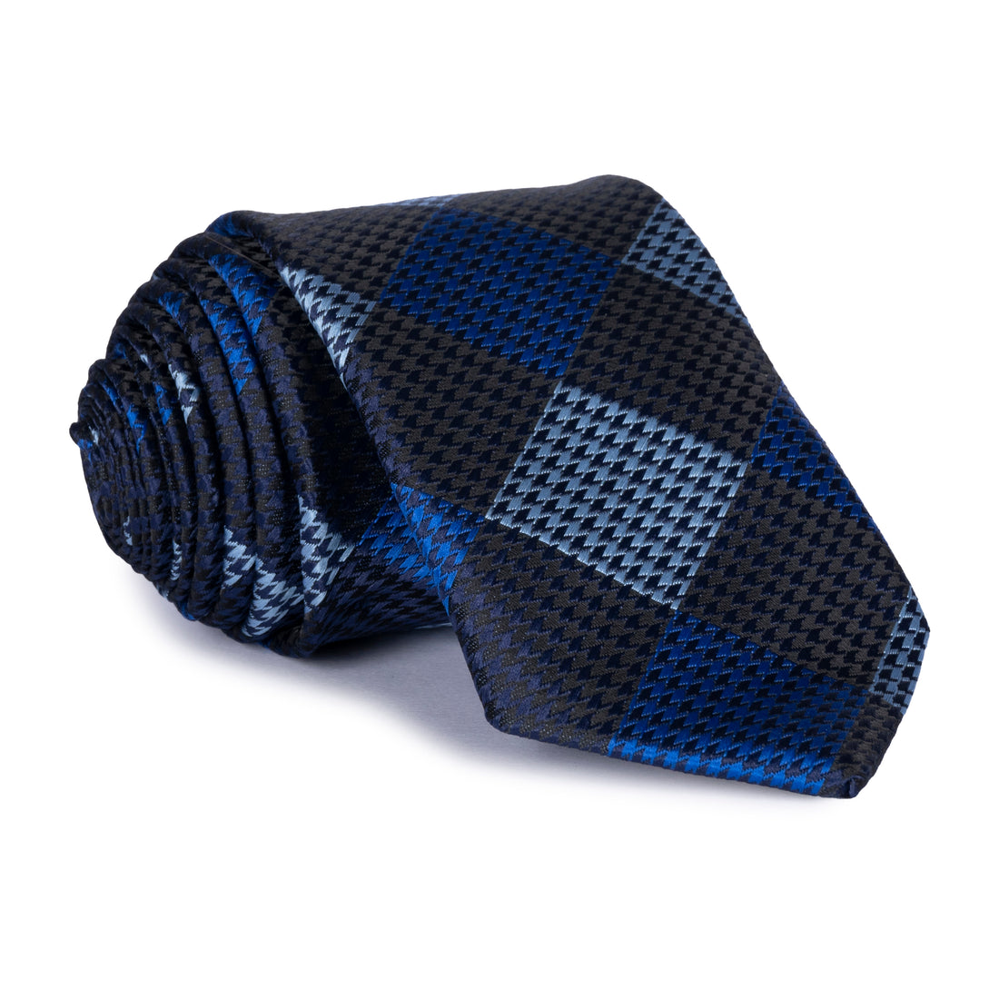 GEOMETRIC SILK NECKTIE