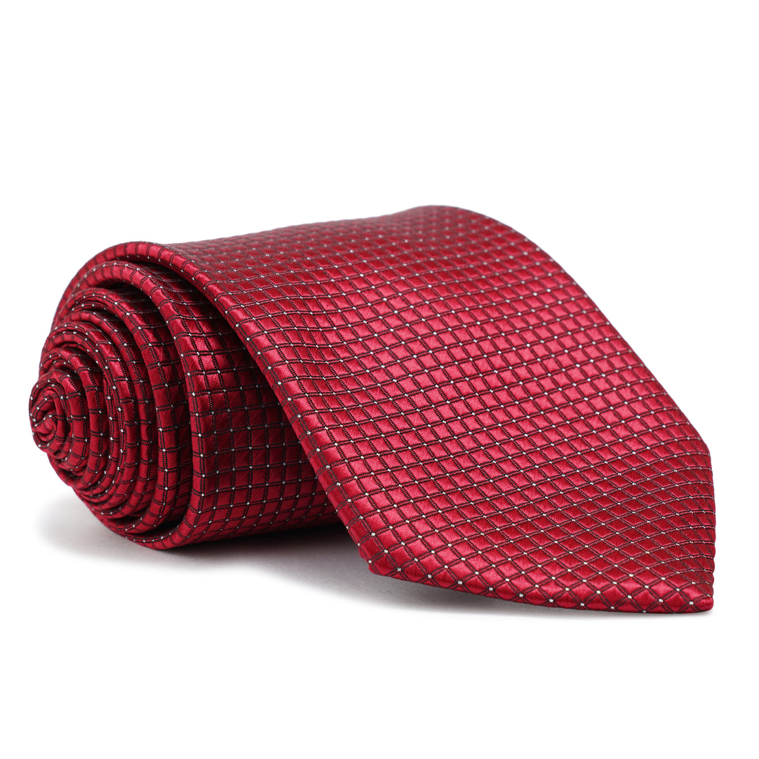 GEOMETRIC SILK NECKTIE