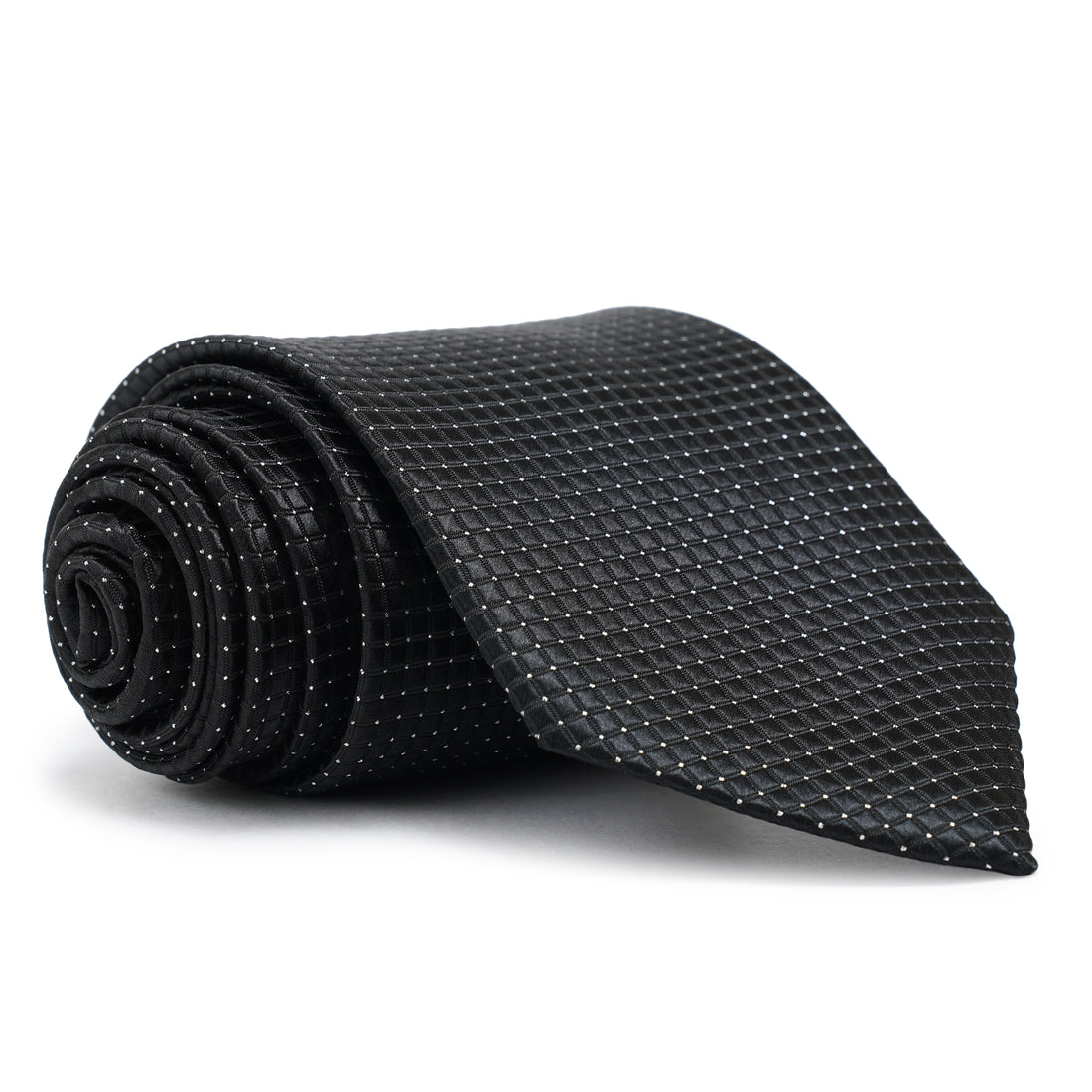 GEOMETRIC SILK NECKTIE