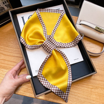 Luxury Printed Loop Scarf - LOOP SCARF 15 * 70 CMS - XED-71_YEL