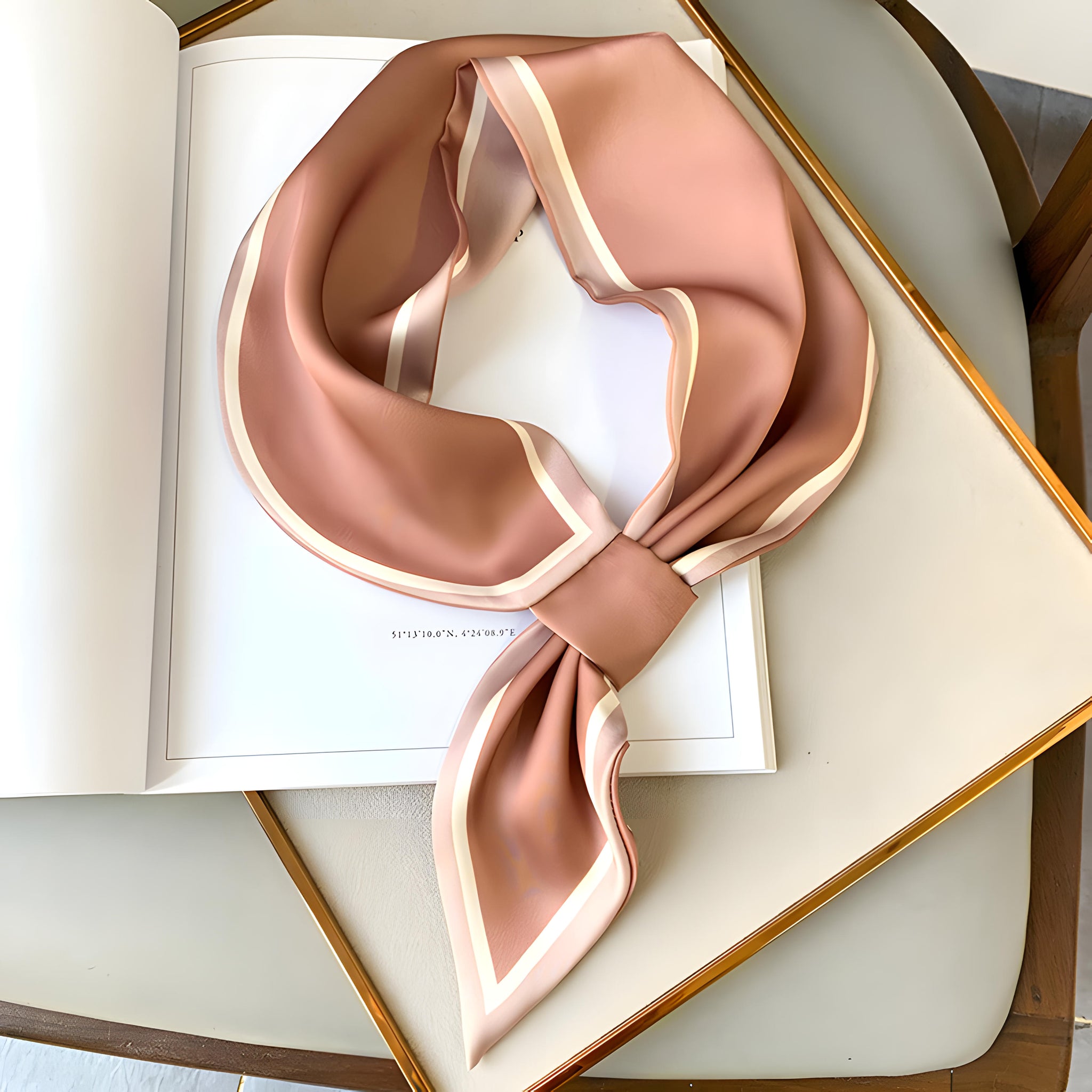 Luxury Printed Loop Scarf - LOOP SCARF 15 * 70 CMS - XED-5_SPI