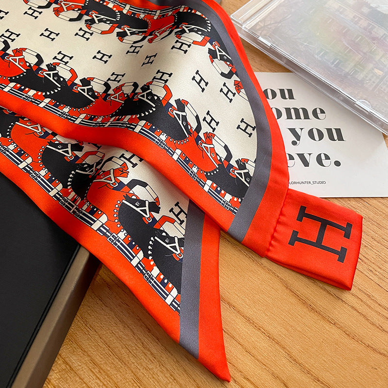 Luxury Printed Loop Scarf - LOOP SCARF 15 * 70 CMS - XED-115
