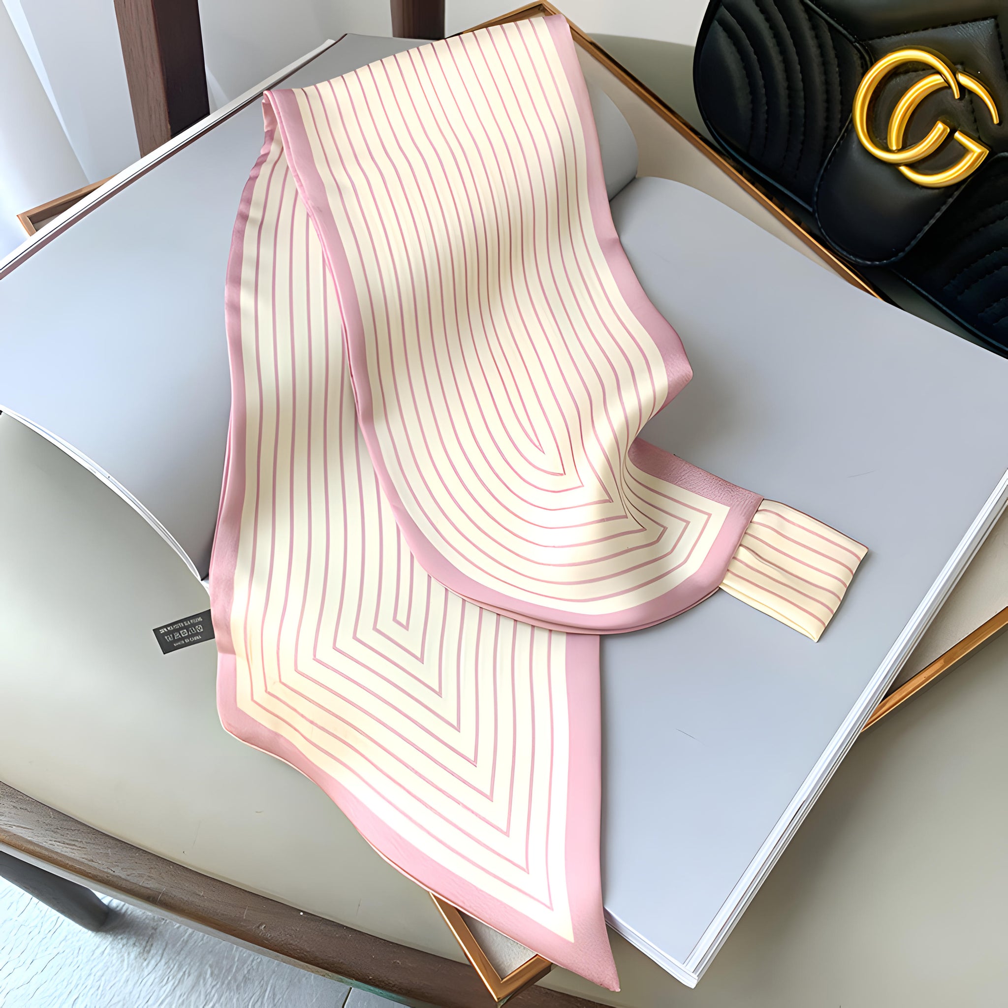 Luxury Printed Loop Scarf - LOOP SCARF 15 * 70 CMS - XED-11_PIN