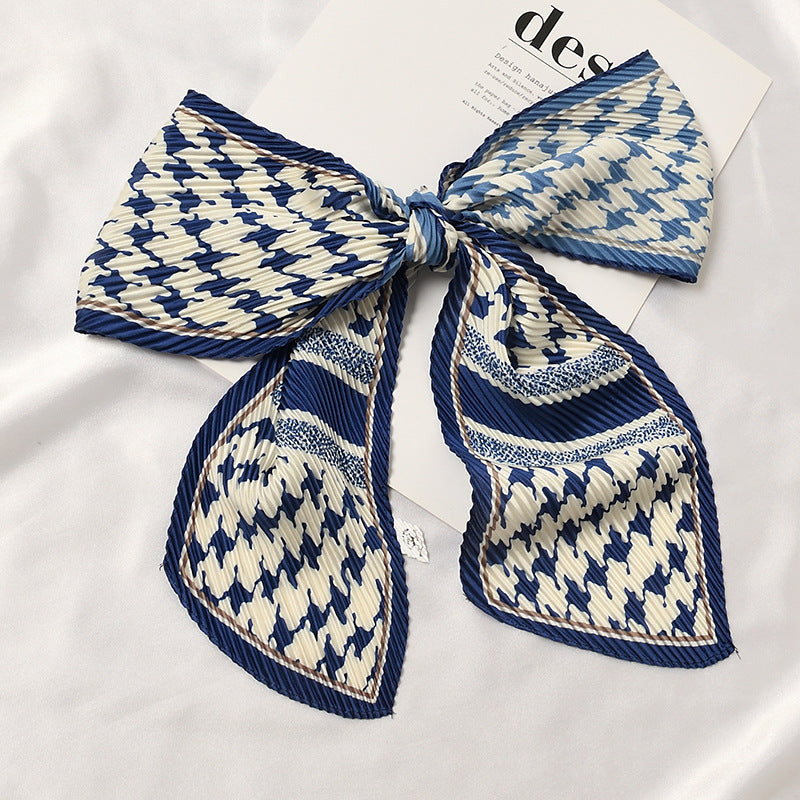 Pleated Printed Scarf - PLEATED SCARF 11 * 135 CMS