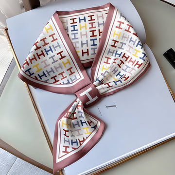 Luxury Printed Loop Scarf - LOOP SCARF 15 * 70 CMS - XED-31_ROS