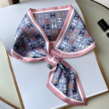 Luxury Printed Loop Scarf - LOOP SCARF 15 * 70 CMS - XED-31_GRE