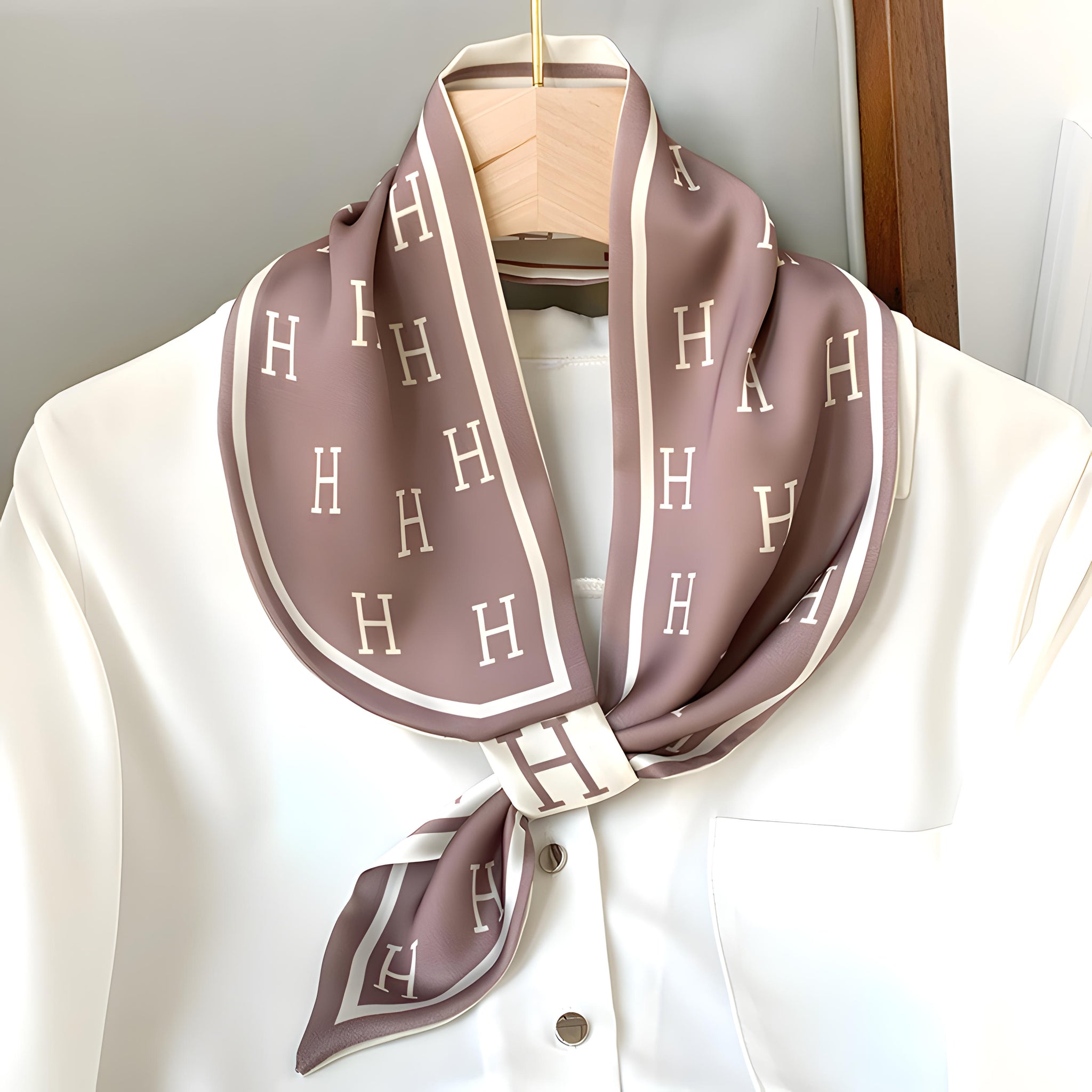 Luxury Printed Loop Scarf - LOOP SCARF 15 * 70 CMS - XED-23_MCO