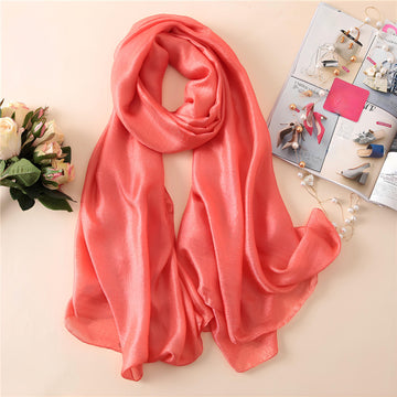 Summer Monochrome Linen Look Sun Protection Scarf - MONOCHROME 100 * 190 CMS