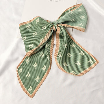Pleated Printed Scarf - PLEATED SCARF 11 * 135 CMS