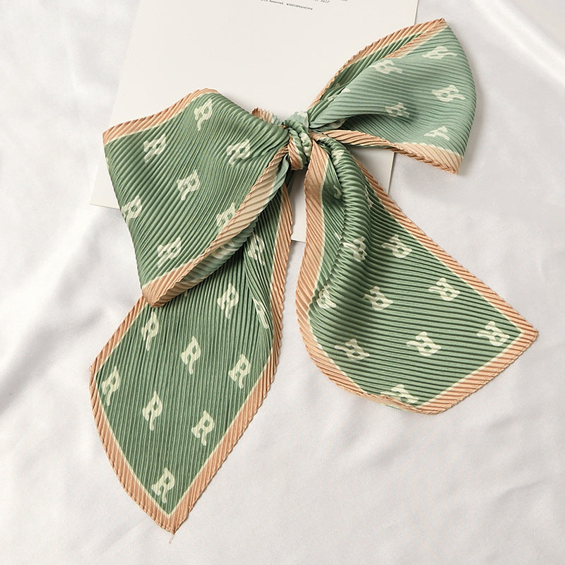 Set of 5 Printed Pleated Scarf