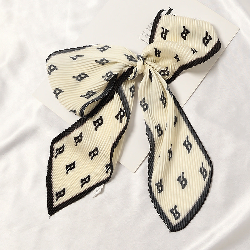Pleated Printed Scarf - PLEATED SCARF 11 * 135 CMS