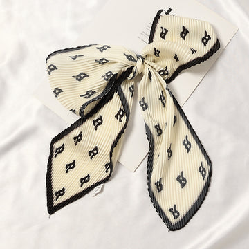 Pleated Printed Scarf - PLEATED SCARF 11 * 135 CMS