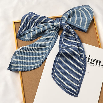 Pleated Printed Scarf - PLEATED SCARF 11 * 135 CMS