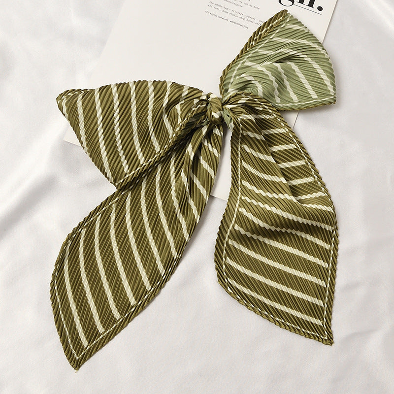 Pleated Printed Scarf - PLEATED SCARF 11 * 135 CMS