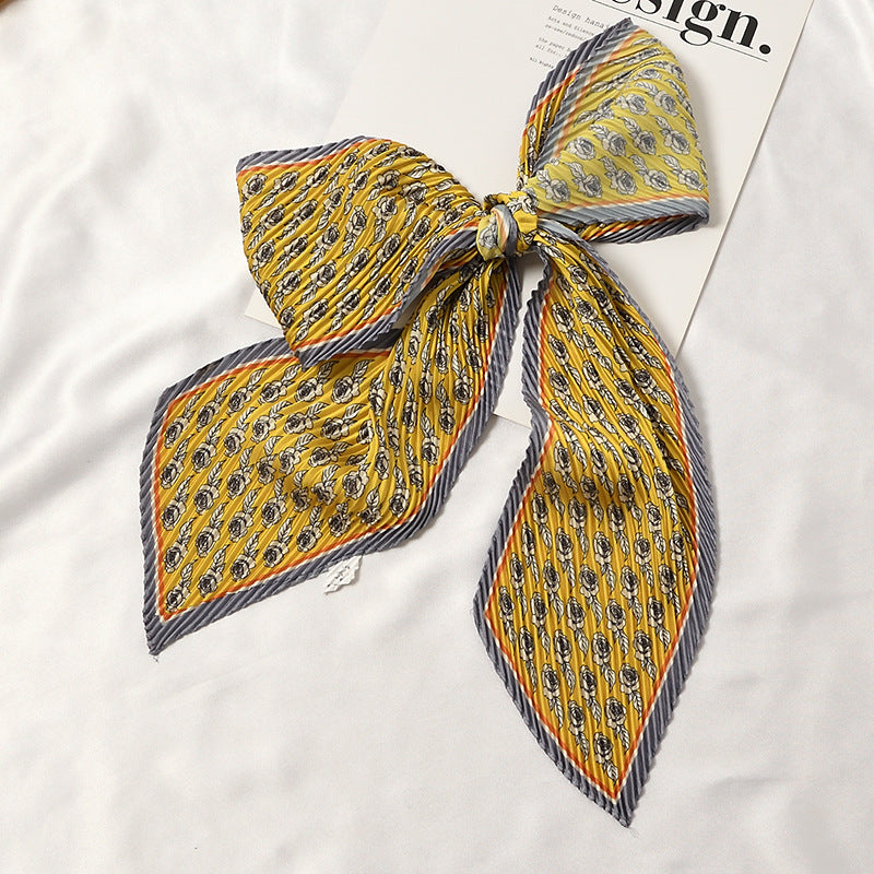 Pleated Printed Scarf - PLEATED SCARF 11 * 135 CMS