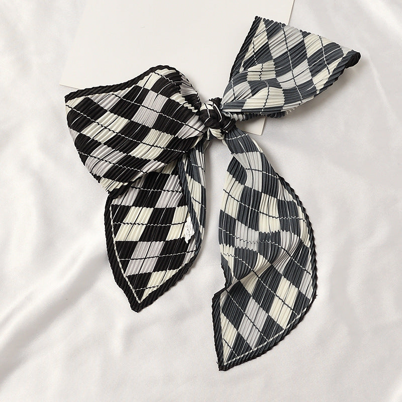 Pleated Printed Scarf - PLEATED SCARF 11 * 135 CMS