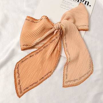 Pleated Printed Scarf - PLEATED SCARF 11 * 135 CMS
