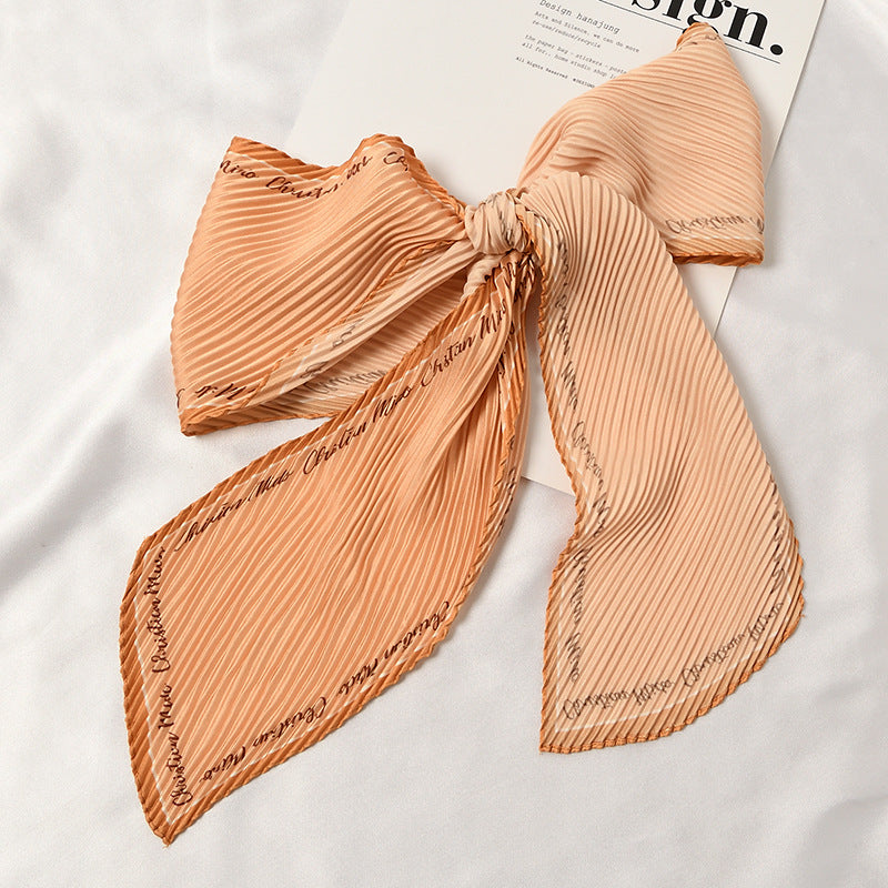 Set of 6 Printed Pleated Scarf