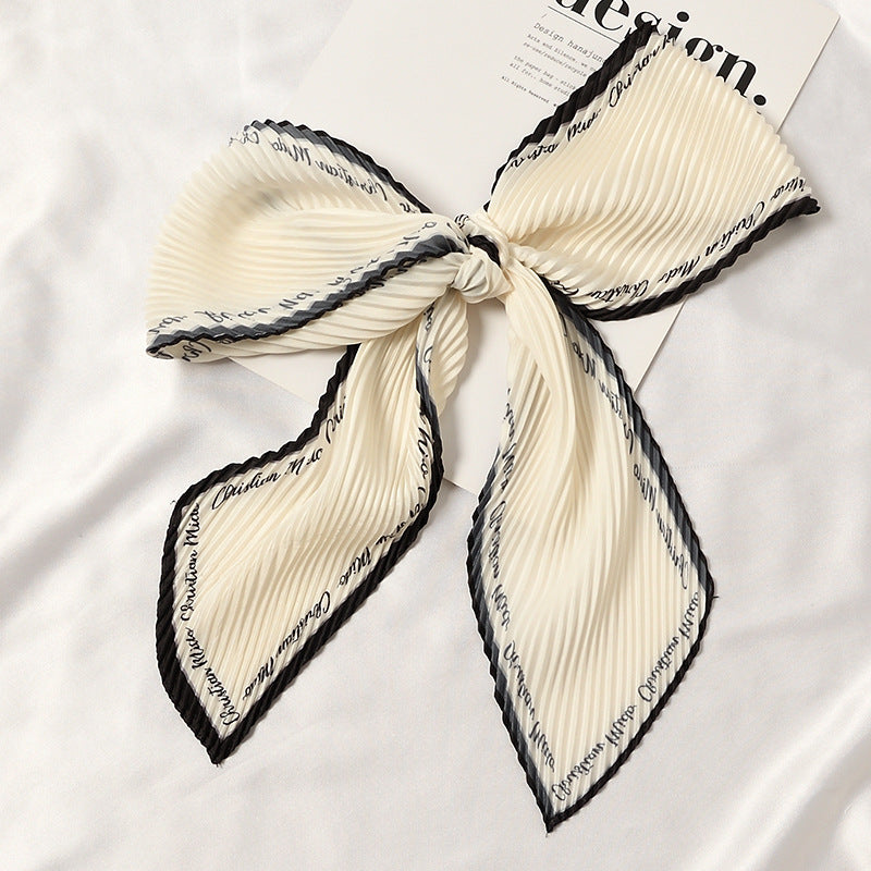 Pleated Printed Scarf - PLEATED SCARF 11 * 135 CMS